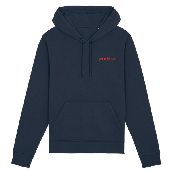 FELPA CAPPUCCIO ADICTO RED navy