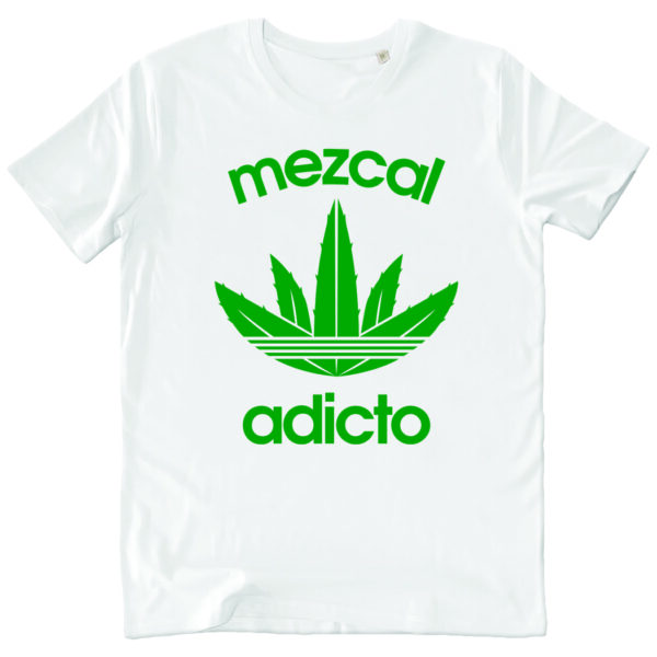T-SHIRT UNISEX AGAVESITO LOGO GREEN white